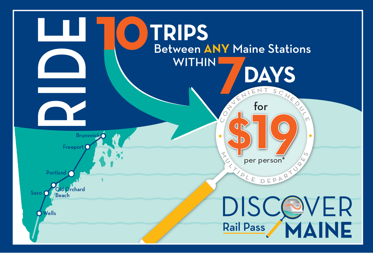 Discover Maine Rail Pass