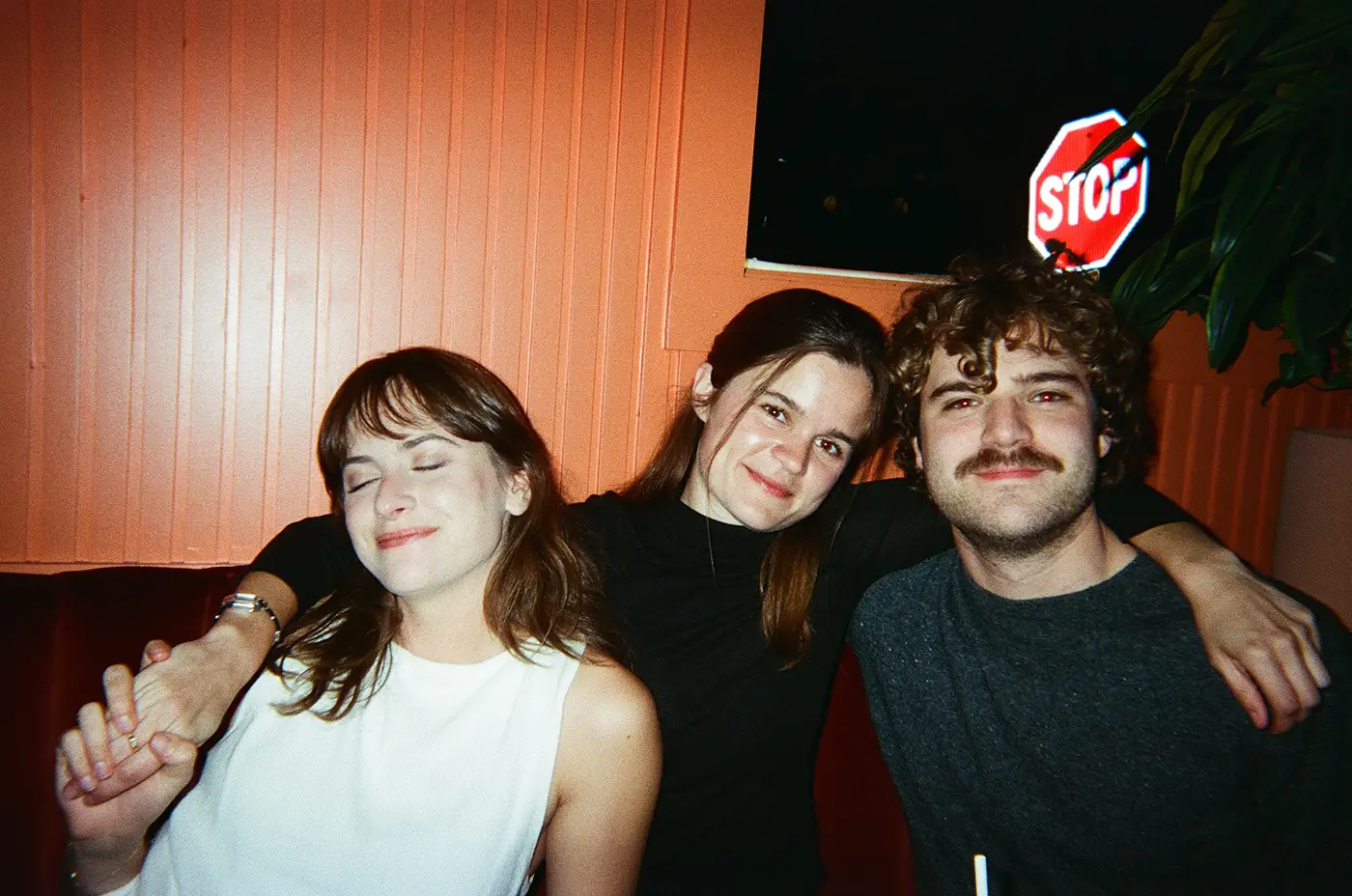 friends at the table